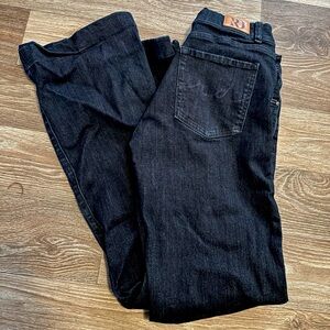 Ranch Dress’n Dark Wash Mid-Rise Stretch Trouser Jean. L REG (10-12/34)